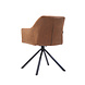 Industrial Dining Chair Dex Cognac Eco-Leather Industrial Dining Chair Dex Cognac Eco-Leather
