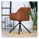 Industrial Dining Chair Dex Cognac Eco-Leather Industrial Dining Chair Dex Cognac Eco-Leather