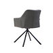 Industrial Dining Chair Dex Anthracite Eco-Leather Industrial Dining Chair Dex Anthracite Eco-Leather