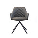 Industrial Dining Chair Dex Anthracite Eco-Leather Industrial Dining Chair Dex Anthracite Eco-Leather