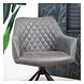 Industrial Dining Chair Dex Anthracite Eco-Leather Industrial Dining Chair Dex Anthracite Eco-Leather