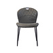 Industrial dining chair Fay Anthracite leather Industrial dining chair Fay Anthracite leather