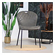 Industrial dining chair Fay Anthracite leather Industrial dining chair Fay Anthracite leather