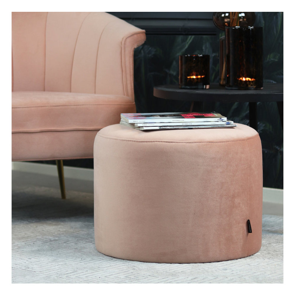 Dusky 2024 pink ottoman