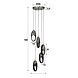 Modern Ceiling Light Stickney 5L Modern Ceiling Light Stickney 5L