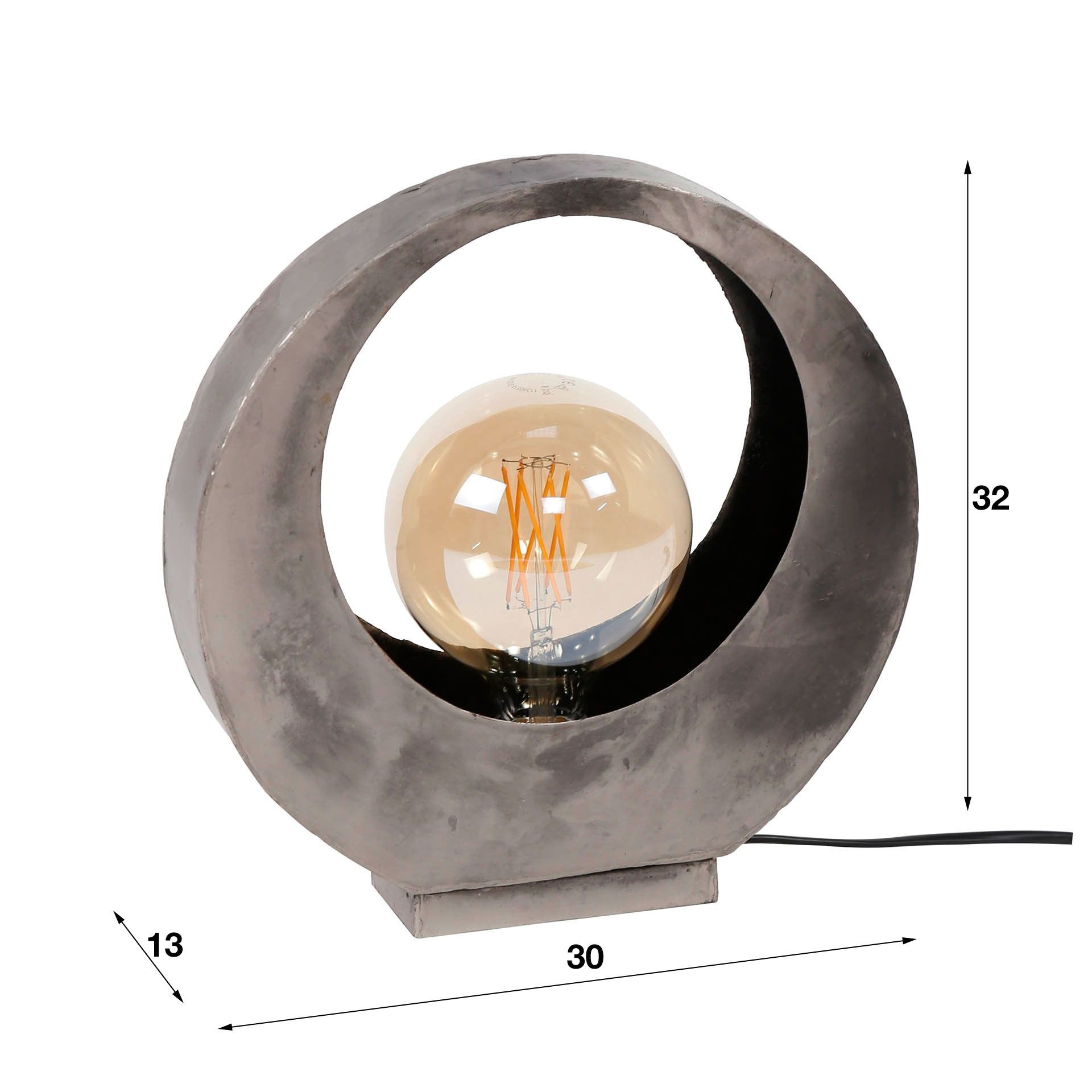 Industrial Table Lamp Porthtowan Available at Furnwise! Furnwise