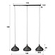 Retro Ceiling Light Oakmont 3x ø32 Retro Ceiling Light Oakmont 3x ø32