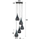 Industrial Ceiling Light James 5x ø15 Industrial Ceiling Light James 5x ø15