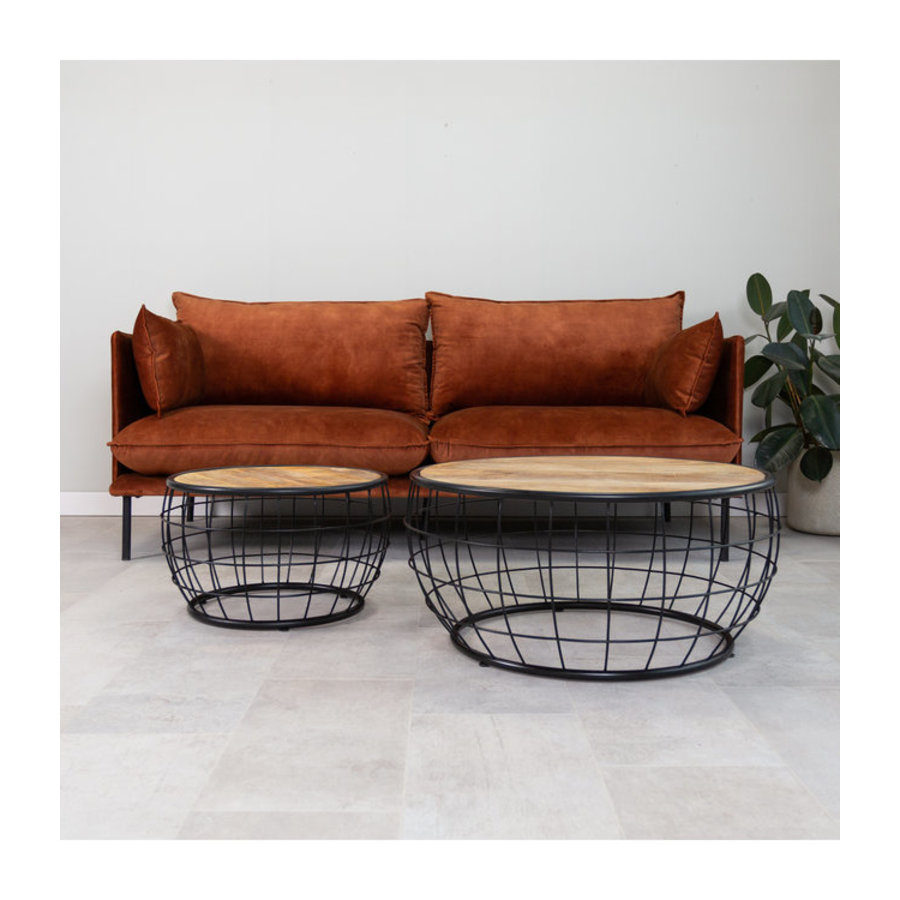 Coffee Table Bombay (set of 2) Industrial Design Furnwise