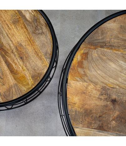 Bombay round side table deals