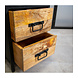 Bedside table Castor Mango Wood Bedside table Castor Mango Wood