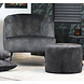 Velvet Poof Anna Anthracite Velvet Poof Anna Anthracite