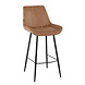 Industrial Bar Stool Brooke Cognac Industrial Bar Stool Brooke Cognac