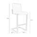 Bar Stool Diamond Black Leather Bar Stool Diamond Black Leather