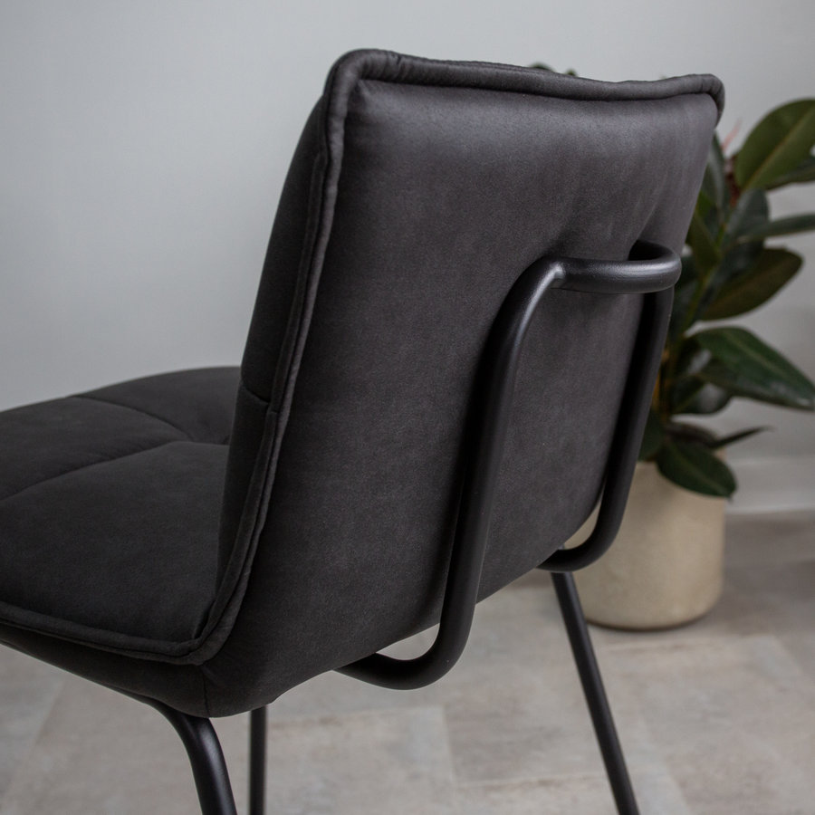 Industrial Barstool Jelle Anthracite