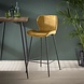 Velvet bar stool Golf Gold Velvet bar stool Golf Gold