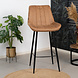 Industrial Bar Stool Brooke Cognac Industrial Bar Stool Brooke Cognac