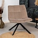 Armchair Eevi Taupe Velvet Armchair Eevi Taupe Velvet