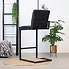 Bar Stool Diamond Black Leather Bar Stool Diamond Black Leather