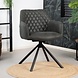 Industrial Dining Chair Dex Black Eco-Leather Industrial Dining Chair Dex Black Eco-Leather