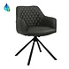 Industrial Dining Chair Dex Black Eco-Leather Industrial Dining Chair Dex Black Eco-Leather