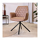 Industrial Dining Chair Donny Cognac Industrial Dining Chair Donny Cognac
