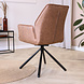 Industrial Dining Chair Donny Cognac Industrial Dining Chair Donny Cognac