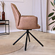 Industrial Dining Chair Donny Cognac Industrial Dining Chair Donny Cognac