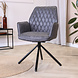 Industrial Dining Chair Donny Anthracite Industrial Dining Chair Donny Anthracite