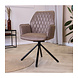 Industrial Dining Chair Donny Taupe Industrial Dining Chair Donny Taupe