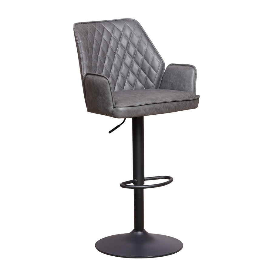 Industrial Barstool Donny Anthracite - Furnwise