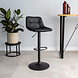 Industrial Bar Stool Ezra Black PU Industrial Bar Stool Ezra Black PU