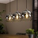 Modern ceiling light Mia 3L bubble shaded Modern ceiling light Mia 3L bubble shaded
