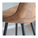 Industrial Bar Stool Jordan Brown Microfiber Industrial Bar Stool Jordan Brown Microfiber
