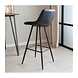 Industrial Bar Stool William Black PU Industrial Bar Stool William Black PU