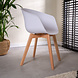 Modern Dining Chair Herning White Modern Dining Chair Herning White