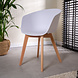Modern Dining Chair Herning White Modern Dining Chair Herning White