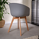 Modern Dining Chair Herning Grey Modern Dining Chair Herning Grey