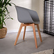 Modern Dining Chair Herning Grey Modern Dining Chair Herning Grey