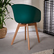 Modern Dining Chair Herning Green Modern Dining Chair Herning Green