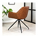 Industrial Dining chair Gian Cognac Industrial Dining chair Gian Cognac