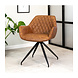 Industrial Dining chair Gian Cognac Industrial Dining chair Gian Cognac