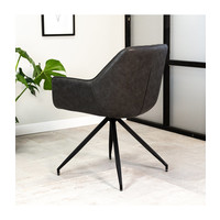 Industrial Dining chair Gian Antracite