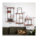 Industrial Wall shelf Lois - set of 3 Industrial Wall shelf Lois - set of 3