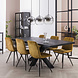 Velvet dining chair Zoey Gold Velvet dining chair Zoey Gold
