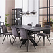 Velvet dining chair Zoey Grey Velvet dining chair Zoey Grey