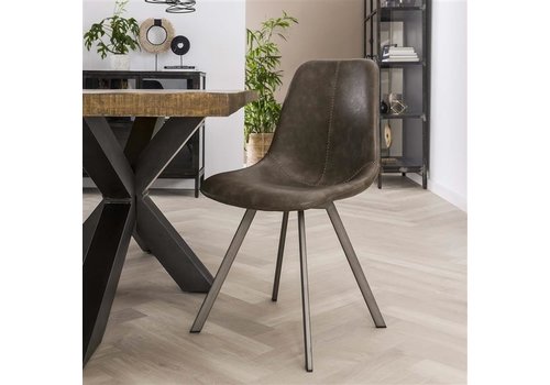  Modern dining chair Kendal Taupe 