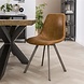 Modern dining chair Kendal Cognac Modern dining chair Kendal Cognac