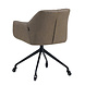 Industrial dining chair Levi olive green eco-leather (wheels) Industrial dining chair Levi olive green eco-leather (wheels)
