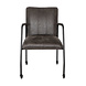 Industrial Dining Chair Mila Anthracite Eco-Leather Industrial Dining Chair Mila Anthracite Eco-Leather